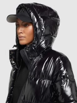 Khujo Wintermantels Wintermantel Tonka Dames Zwart -Mode kledingwinkel 327d9f3fc804665d980cda405c2b0fb7