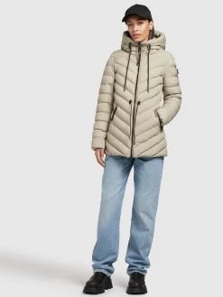 Khujo Tussenjassen Tussenjas Noomi Dames Pastelgroen -Mode kledingwinkel 33d380751251380b8c85e542651b1290