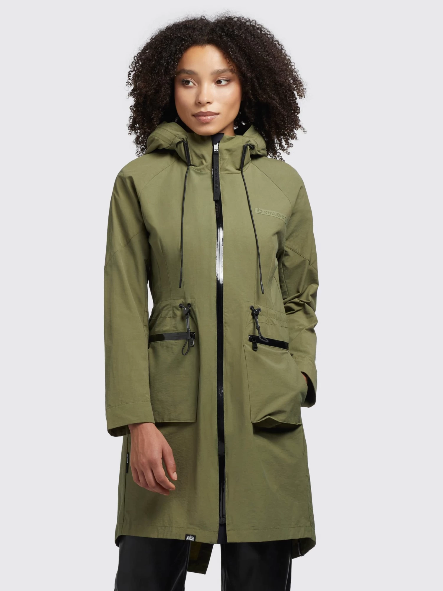 Khujo Parkas Tussenparka Dames Olijfgroen 2 Khujo Parkas Tussenparka Dames Olijfgroen - Afbeelding 2