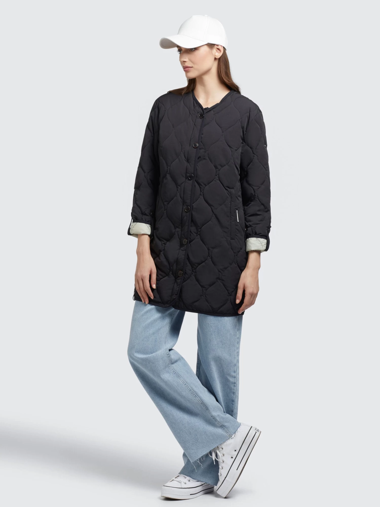 Khujo Tussenmantels Tussenmantel SIRA Dames Zwart 3 Khujo Tussenmantels Tussenmantel SIRA Dames Zwart - Afbeelding 3