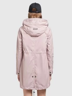 Khujo Parkas Tussenparka DAYES Dames Roze -Mode kledingwinkel 366644d3a6be29085bfb54fd469db0a9