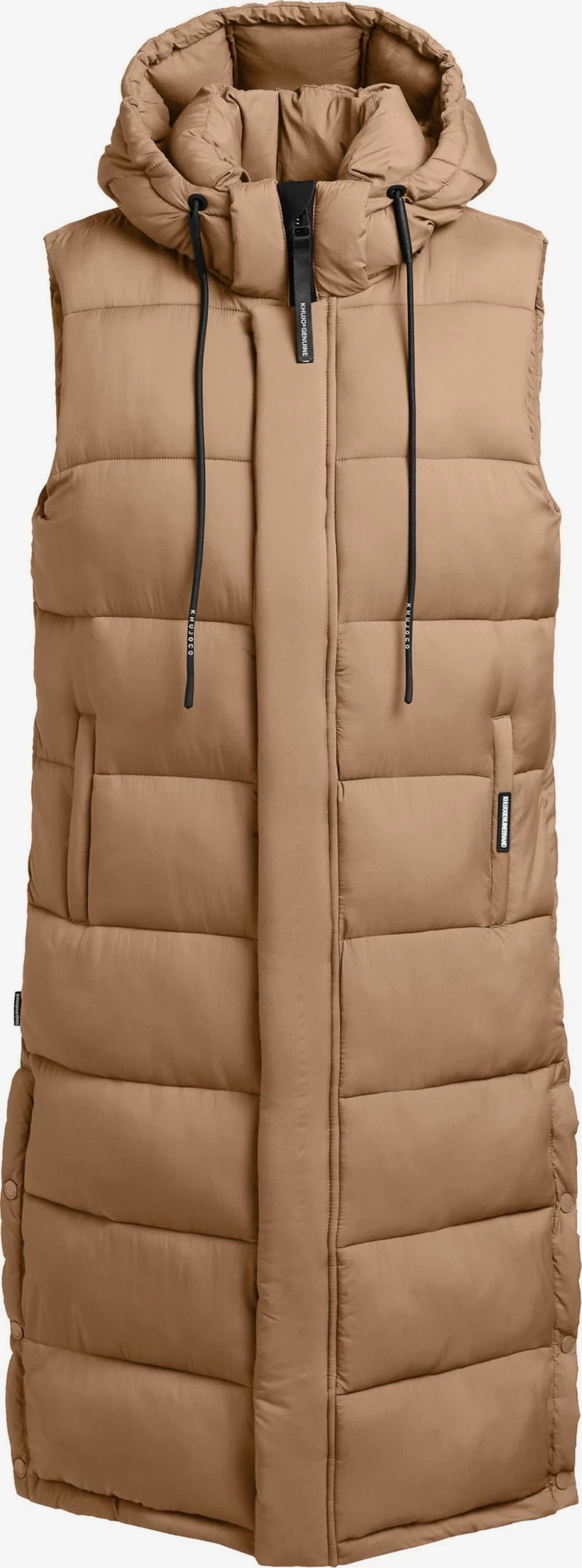 Khujo Bodywarmers Bodywarmer Tourin Dames Lichtbruin 1 Khujo Bodywarmers Bodywarmer Tourin Dames Lichtbruin