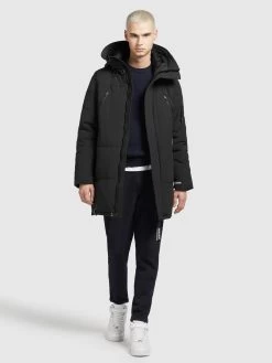 Khujo Winterjassen Winterjas Cloyd Heren Zwart -Mode kledingwinkel 37ecb9ac69cca9adbb2f428108062587