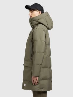 Khujo Wintermantels Winterjas Slow Heren Olijfgroen -Mode kledingwinkel 3864f768cadb3ee54089aac22a21bd0f