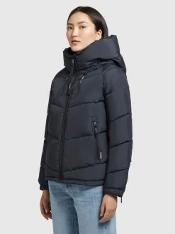 Khujo Winterjassen Winterjas Esila Dames Marine -Mode kledingwinkel 38c47240c90ef0b92afabf3f1ecb3f60