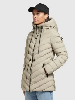 Khujo Tussenjassen Tussenjas Noomi Dames Pastelgroen -Mode kledingwinkel 393f7dda9fb2a8b31e981fd59504b8af