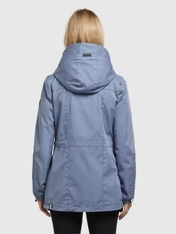 Khujo Parkas Tussenparka ELST Dames Blauw -Mode kledingwinkel 3bd8c30c627e6389fedd0ec5ee4c1ebb