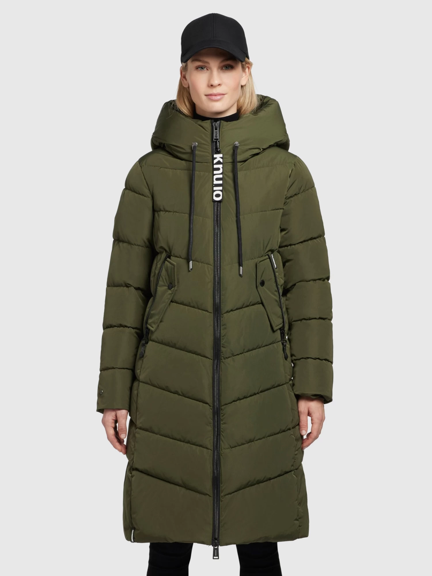 Khujo Tussenmantels Tussenmantel Klayd Dames Olijfgroen 2 Khujo Tussenmantels Tussenmantel Klayd Dames Olijfgroen - Afbeelding 2