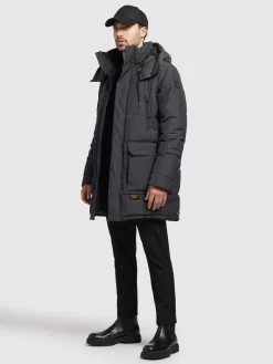 Khujo Winterjassen Winterjas Vivas Heren Donkergrijs -Mode kledingwinkel 3de604c370f67ac241c217d3d03fb853