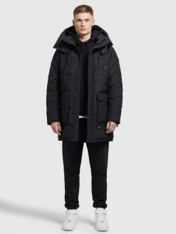 Khujo Winterjassen Winterjas Vivas Heren Zwart -Mode kledingwinkel 3df9cfc455f9058ca7dbbfadaf22803d