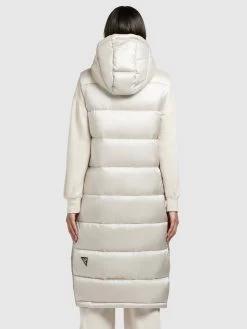 Khujo Bodywarmers Bodywarmer Tourin Dames Parelwit -Mode kledingwinkel 3fc0e7840c8c15662005f44bd5d84638