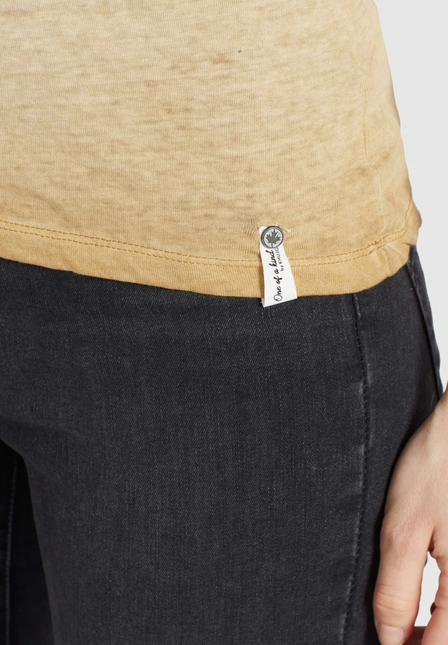 Khujo T-shirts Shirt PERGOLA Dames Lichtgeel 7 Khujo T-shirts Shirt PERGOLA Dames Lichtgeel - Afbeelding 7