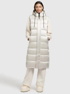 Khujo Bodywarmers Bodywarmer Tourin Dames Parelwit -Mode kledingwinkel 4263aee419e2dacf7c398a991a1fd582