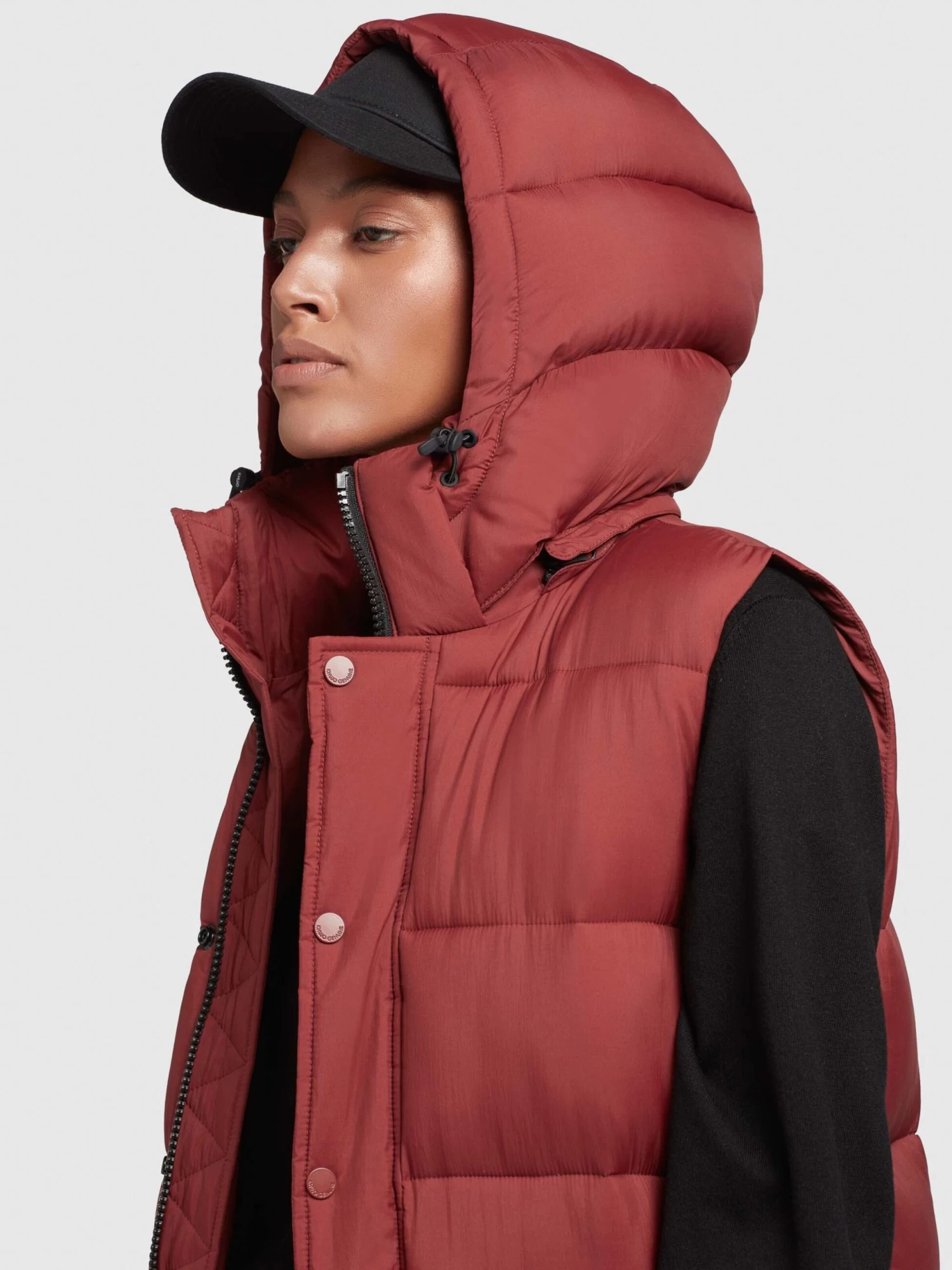 Khujo Bodywarmers Bodywarmer Magneta Dames Roestrood 7 Khujo Bodywarmers Bodywarmer Magneta Dames Roestrood - Afbeelding 7