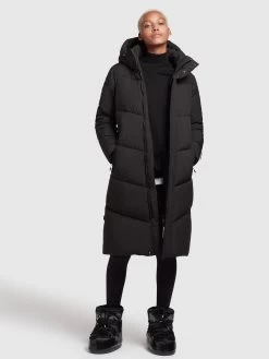 Khujo Wintermantels Wintermantel Torino2 Dames Zwart -Mode kledingwinkel 436ff5fa99035f54f38325ea56f81e23