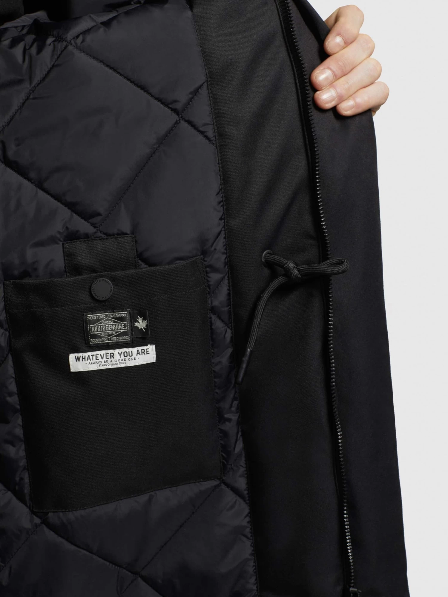 Khujo Wintermantels Winterjas Tuck Heren Zwart 8 Khujo Wintermantels Winterjas Tuck Heren Zwart - Afbeelding 8