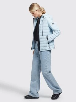 Khujo Tussenjassen Tussenjas LOVINA4 MATT Dames Lichtblauw -Mode kledingwinkel 45cabb058706d0a0b8d1e4dd24c224fb