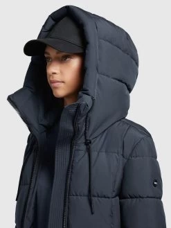 Khujo Wintermantels Wintermantel Deria Dames Donkerblauw -Mode kledingwinkel 467b2fbe2710d02bf612e83b390e8e57