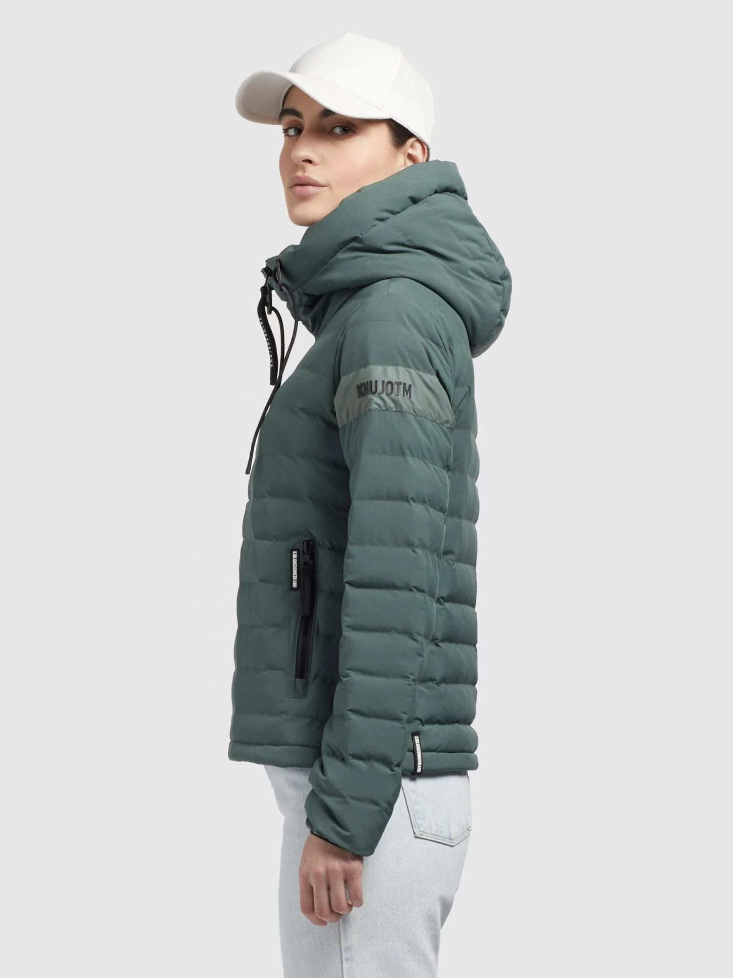 Khujo Tussenjassen Tussenjas Lovina4 Matt Dames Smaragd 5 Khujo Tussenjassen Tussenjas Lovina4 Matt Dames Smaragd - Afbeelding 5