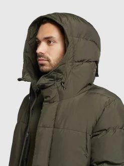 Khujo Wintermantels Winterjas Pato Heren Olijfgroen -Mode kledingwinkel 49473df164faa11de6ab09148364d20f