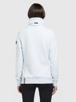 Khujo Sweatvesten Sweatvest TOSTA Dames Pastelblauw -Mode kledingwinkel 4972bb729925ca10a6f69c63a82691db