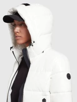 Khujo Winterjassen Winterjas Fala Dames Wit -Mode kledingwinkel 497facebc6458641498cf3c8235aae54