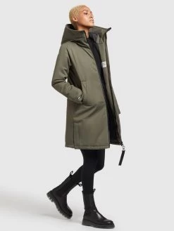 Khujo Tussenmantels Tussenmantel LISAD Dames Kaki -Mode kledingwinkel 4a0307c7c77e5be0eb39b63e6c318b2d