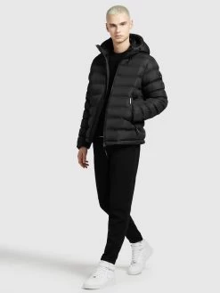 Khujo Winterjassen Winterjas Gamer Heren Zwart -Mode kledingwinkel 4b0c2333a65ddd0622a1425828a366c3