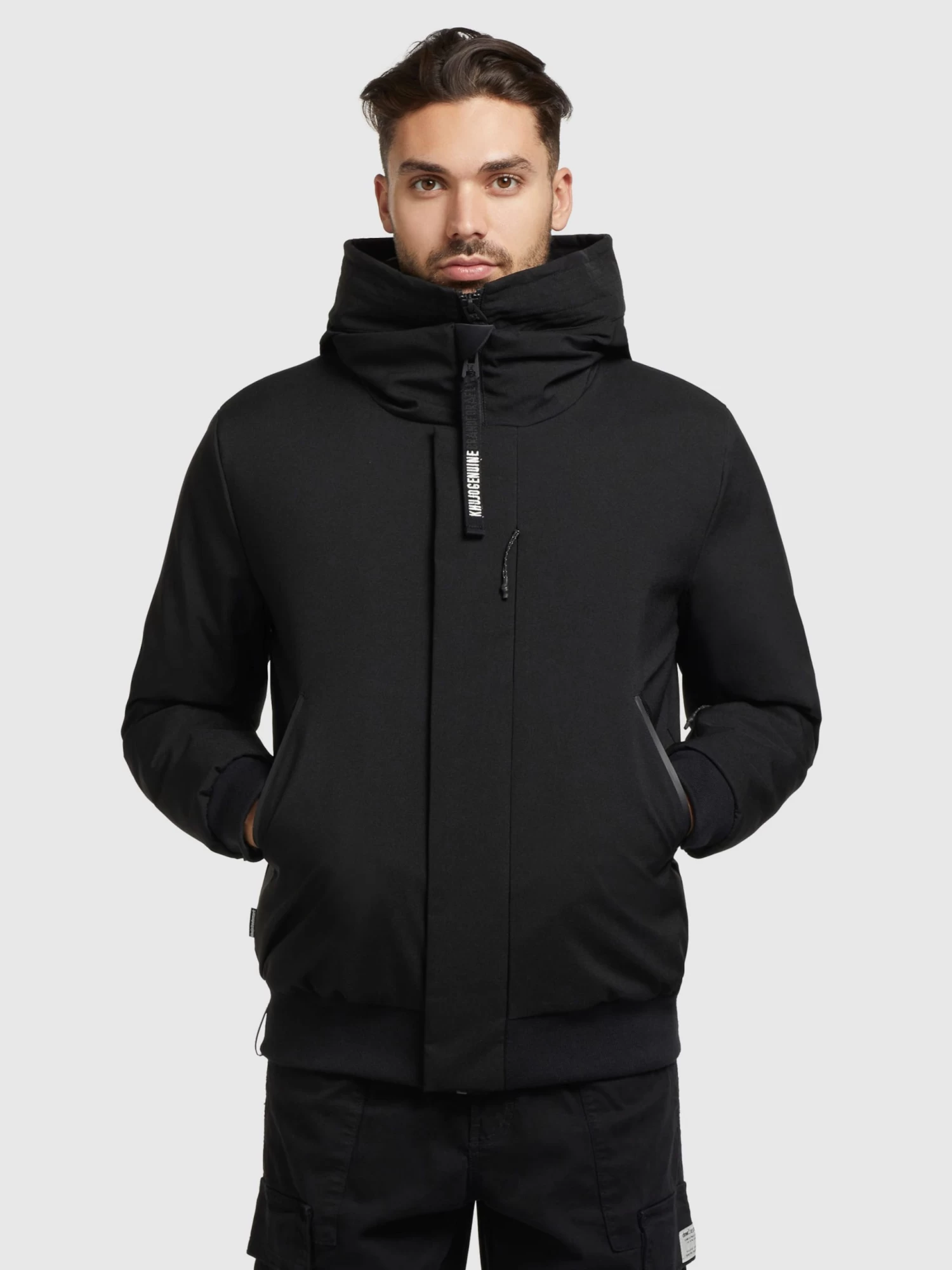 Khujo Winterjassen Winterjas Wayer Heren Zwart 2 Khujo Winterjassen Winterjas Wayer Heren Zwart - Afbeelding 2