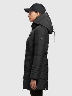 Khujo Korte Mantels Tussenmantel Amaray Dames Zwart -Mode kledingwinkel 4be6d1507c2d3cf71e9882e474d29864