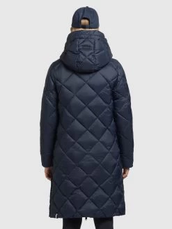 Khujo Wintermantels Wintermantel LENNJA Dames Marine -Mode kledingwinkel 4c065a31f56e6cfdbe92be30f3c5cee4