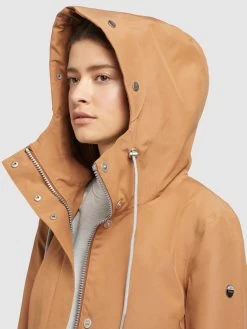 Khujo Tussenmantels Tussenmantel Artisa Dames Beige -Mode kledingwinkel 4e7155ff31a838f102ce1abe00c7c34f