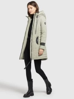 Khujo Tussenmantels Tussenmantel Jerry Dames Mintgroen -Mode kledingwinkel 4f568d6a8fb16f74956dda975b79a048