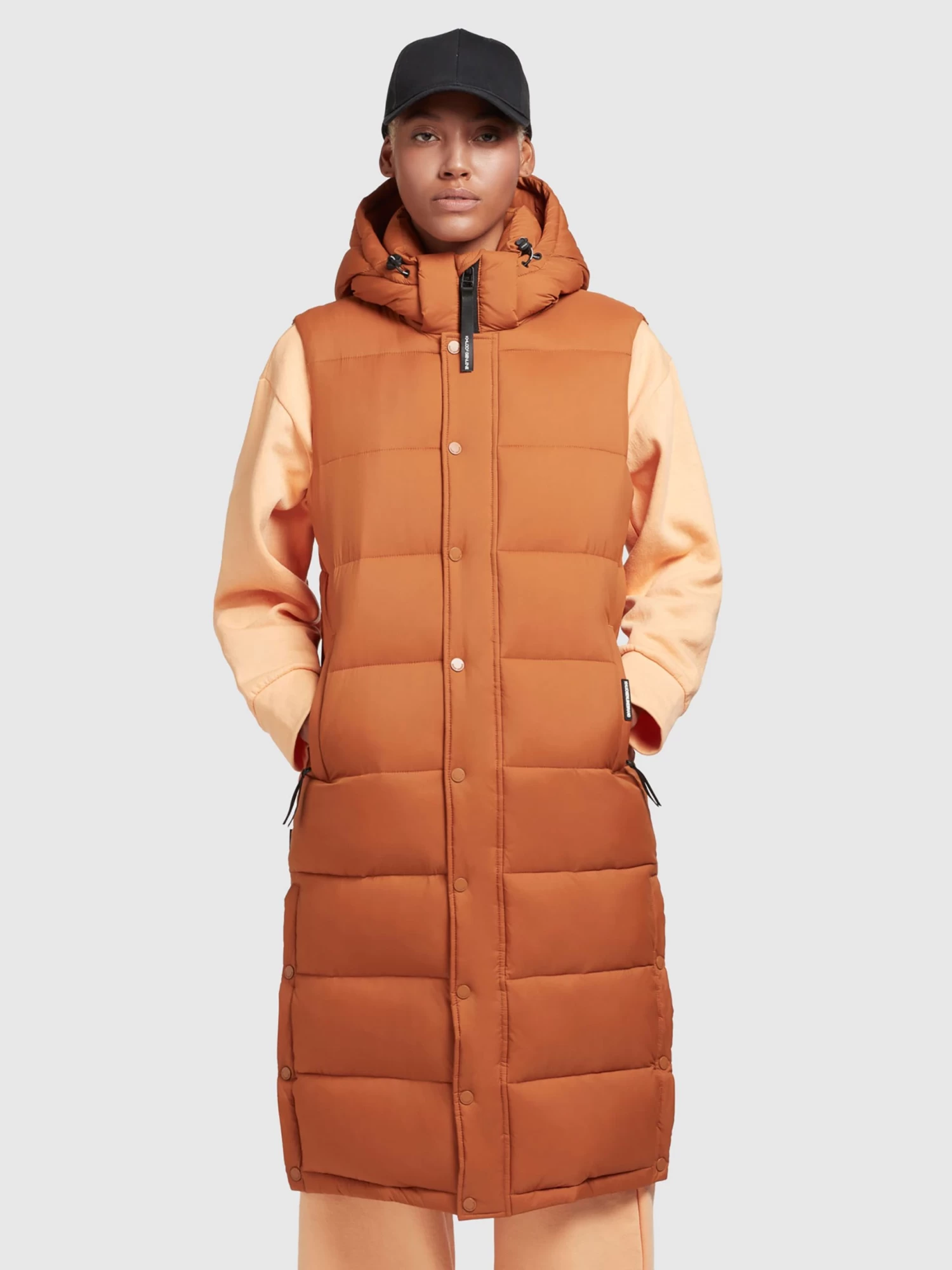 Khujo Bodywarmers Bodywarmer Magneta Dames Oranje 2 Khujo Bodywarmers Bodywarmer Magneta Dames Oranje - Afbeelding 2