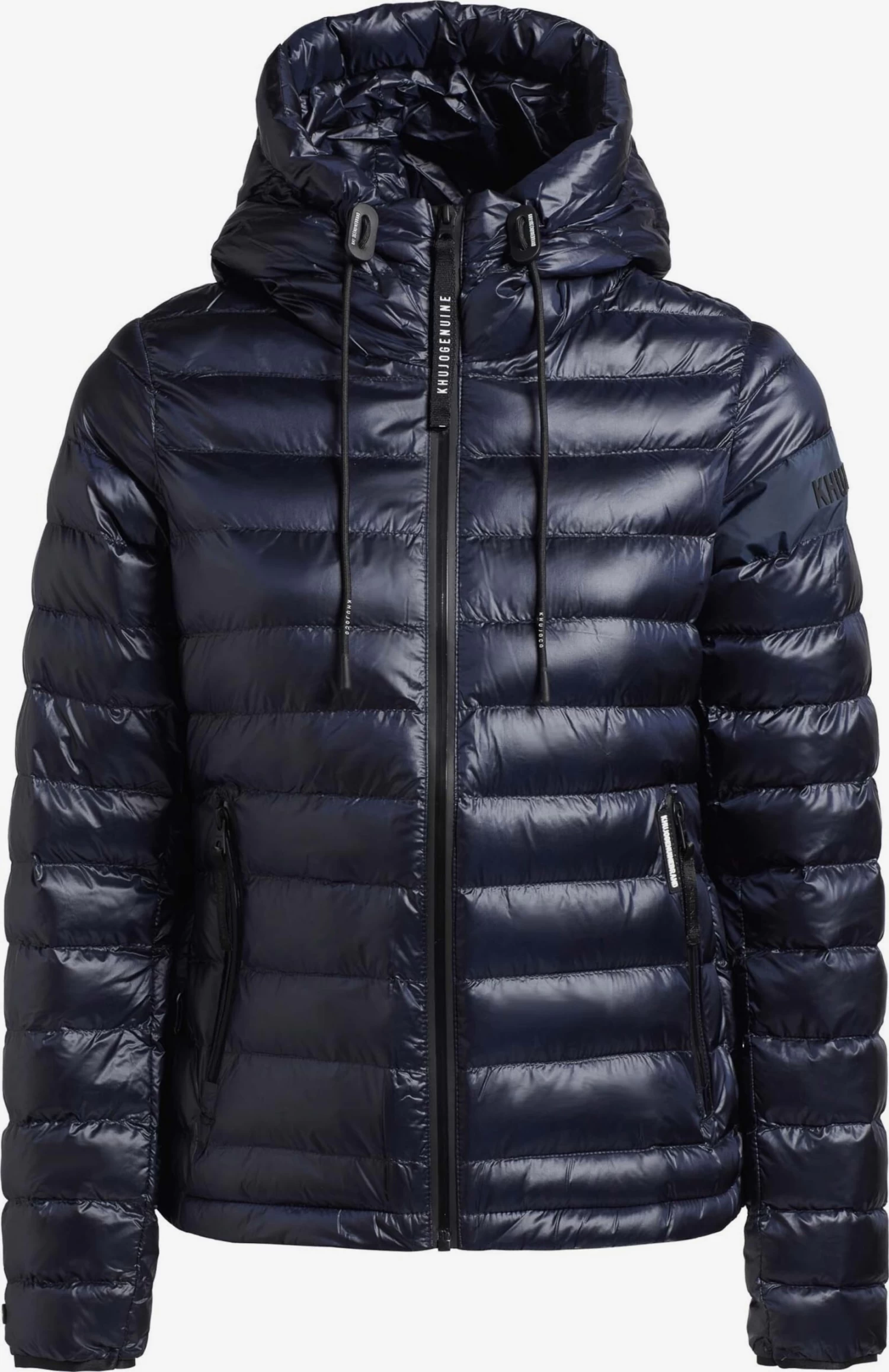 Khujo Tussenjassen Tussenjas Lovina Dames Donkerblauw 1 Khujo Tussenjassen Tussenjas Lovina Dames Donkerblauw