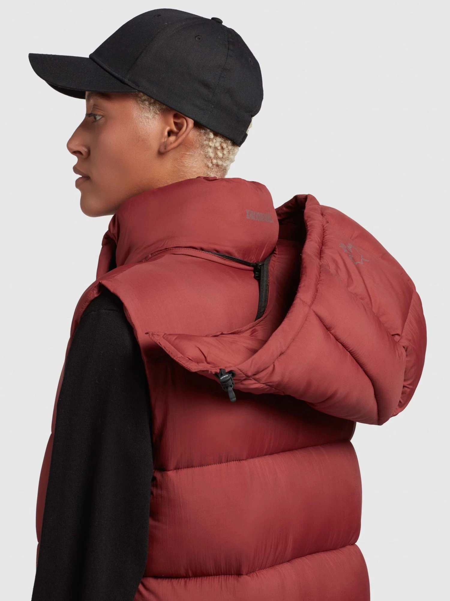 Khujo Bodywarmers Bodywarmer Magneta Dames Roestrood 8 Khujo Bodywarmers Bodywarmer Magneta Dames Roestrood - Afbeelding 8