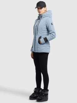 Khujo Tussenjassen Tussenjas Tweety Dames Smoky Blue -Mode kledingwinkel 51c7e5d8ced81fc1260390476169393f