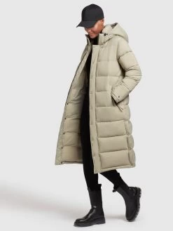 Khujo Wintermantels Wintermantel Corinna Dames Mintgroen -Mode kledingwinkel 5204ce8706b232f4c34612a6c4726da8