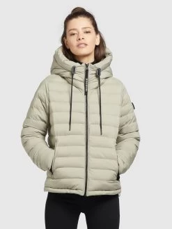 Khujo Tussenjassen Tussenjas Lovina Dames Mintgroen