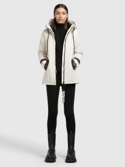 Khujo Tussenjassen Tussenjas Tweety Dames Offwhite -Mode kledingwinkel 541b2f93ef175501b1a4e73981006086