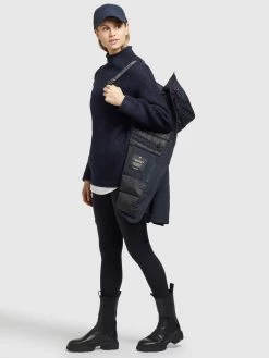 Khujo Winterjassen Winterjas Kanda 2 Dames Navy -Mode kledingwinkel 55a475e1e96ee4238b47e525c5d73734