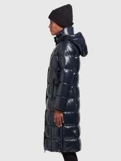 Khujo Wintermantels Wintermantel Tonka Dames Donkerblauw -Mode kledingwinkel 56684cabf7345dc3a5c06c32e94ae6b9