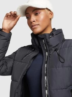 Khujo Winterjassen Winterjas Tuba 3 Dames Smoky Blue -Mode kledingwinkel 5865cb009f81a668e0d98ad0ccb9d914