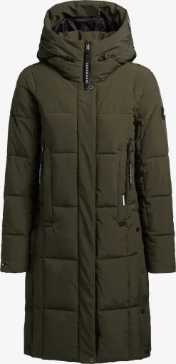 Khujo Tussenmantels Tussenmantel Namita Dames Donkergroen