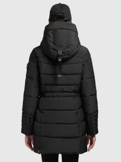 Khujo Korte Mantels Tussenmantel Amaray Dames Zwart -Mode kledingwinkel 5911a52184749e2a97e490ad913b622f