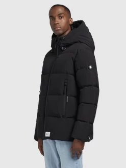 Khujo Outdoor Jassen Functionele Jas TURREL Heren Zwart -Mode kledingwinkel 5915efa138e5c8707ff4aaab5c01784e