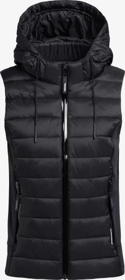 Khujo Bodywarmers Bodywarmer Fabia Matt Dames Zwart
