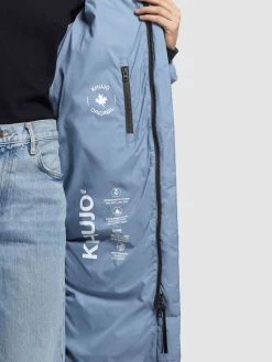 Khujo Wintermantels Wintermantel Julina Dames Lichtblauw -Mode kledingwinkel 59666665ca122eaee4887df531decd46