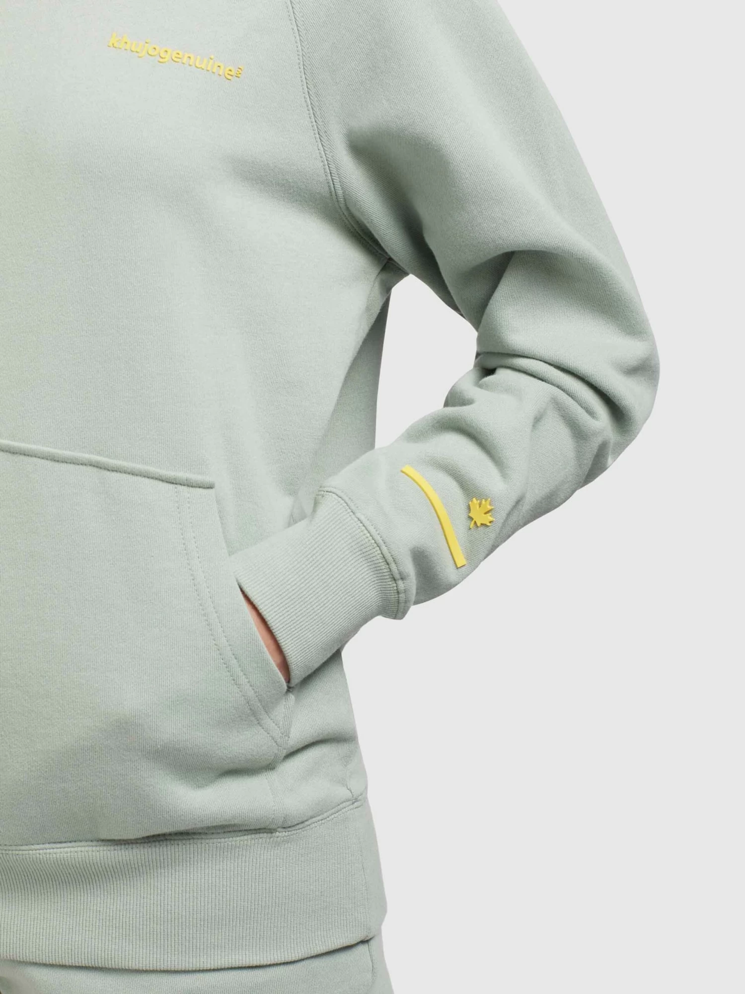 Khujo Hoodies Sweatshirt Odette Dames Mintgroen 8 Khujo Hoodies Sweatshirt Odette Dames Mintgroen - Afbeelding 8