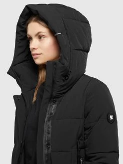 Khujo Tussenmantels Tussenmantel Namita Dames Zwart -Mode kledingwinkel 5bd32f92983ff23617731b6fe457485c